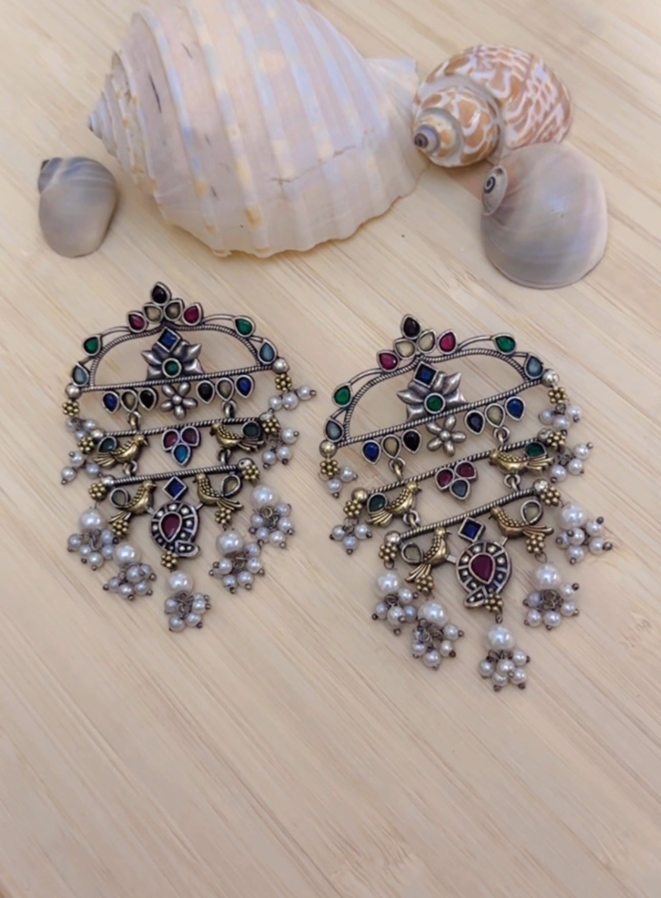 Gupchup Dual Tone Earrings