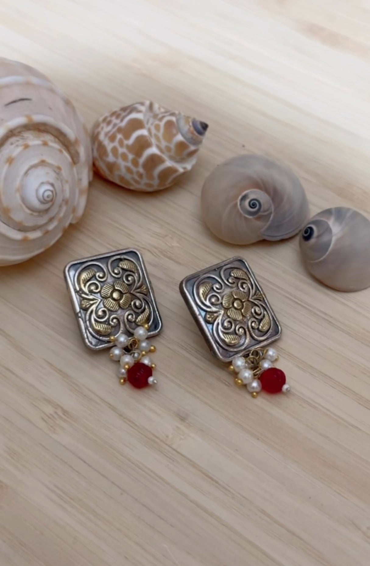 Shipra Dual Tone Earrings 3
