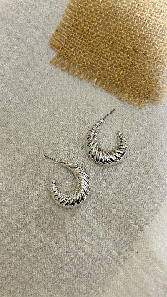 Hatke Hoops 2 in Silver