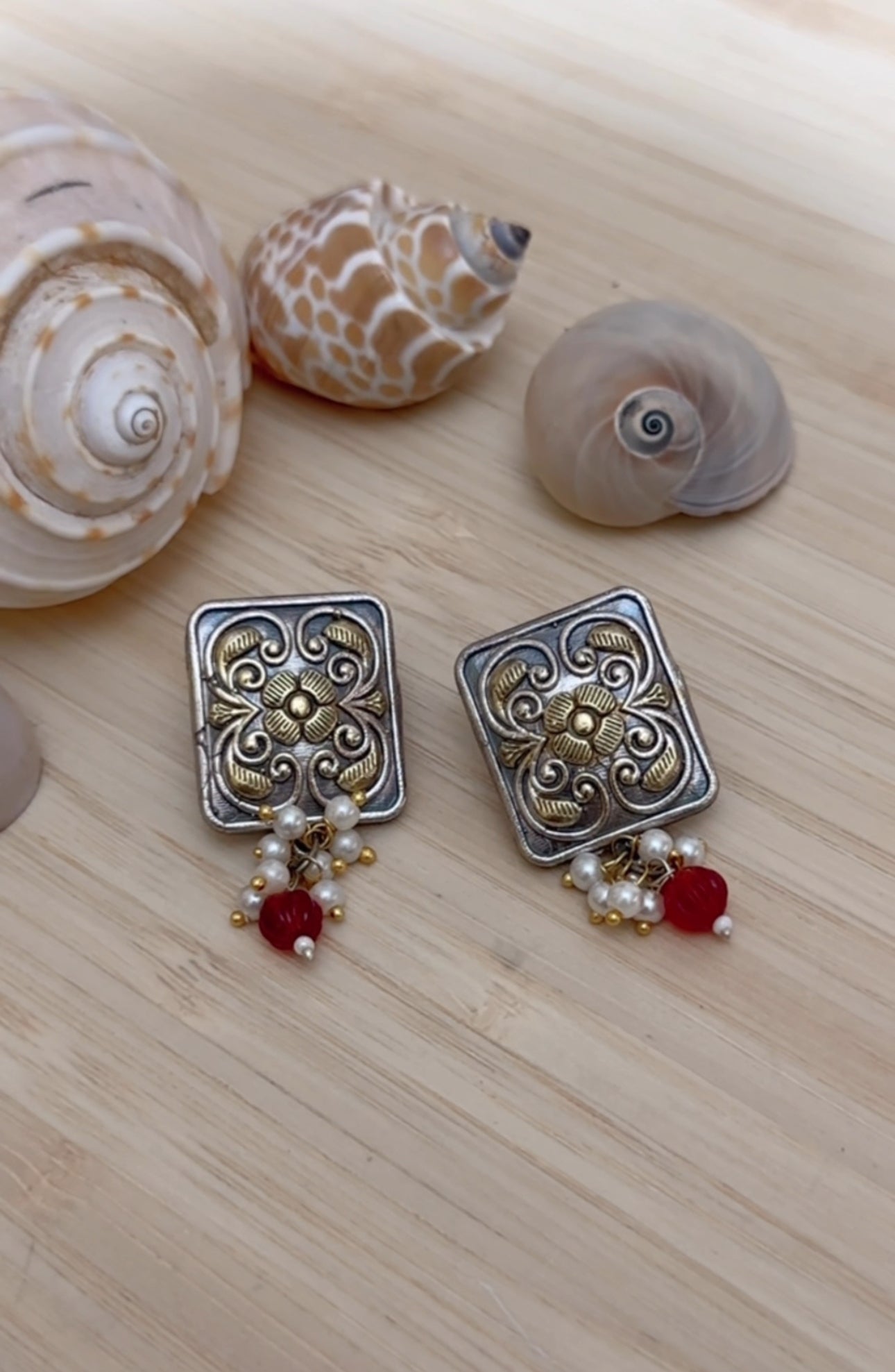 Shipra Dual Tone Earrings 3