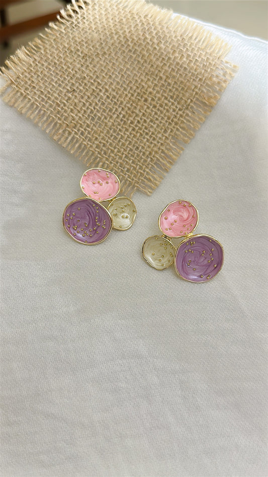 Multi Coral Studs
