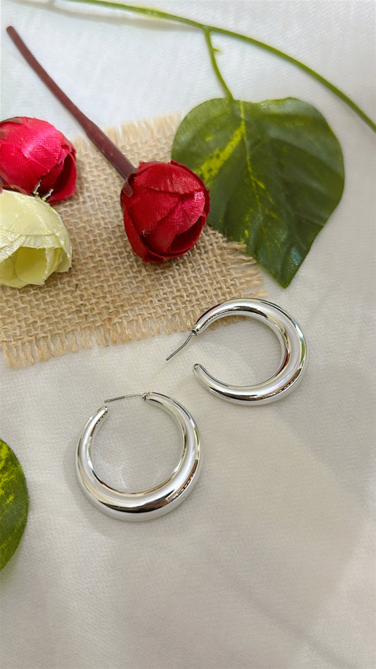 Hatke Hoops 3 in Silver