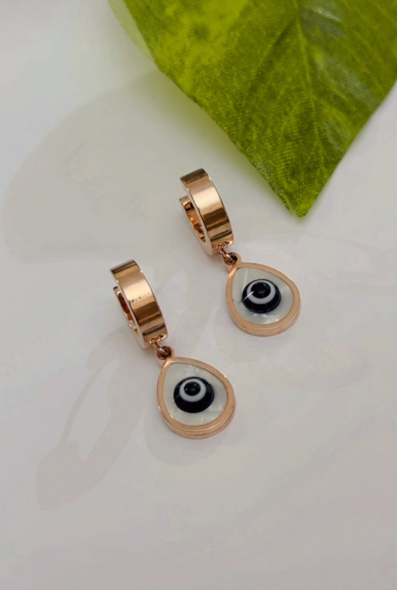Evil Eye Bali Earrings