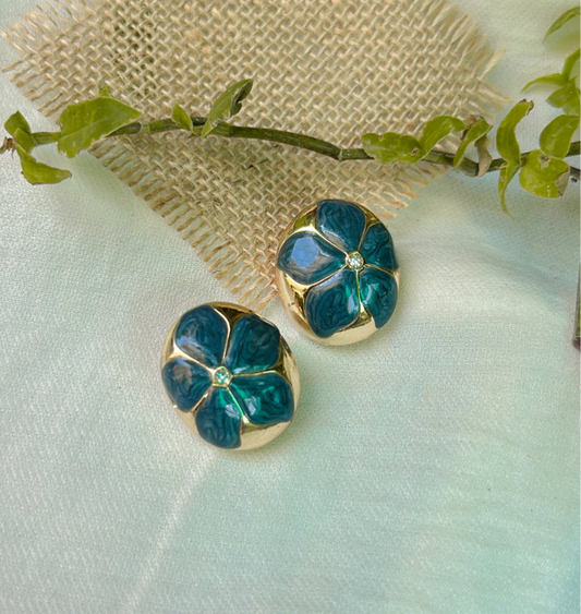 Grey Bloom Studs