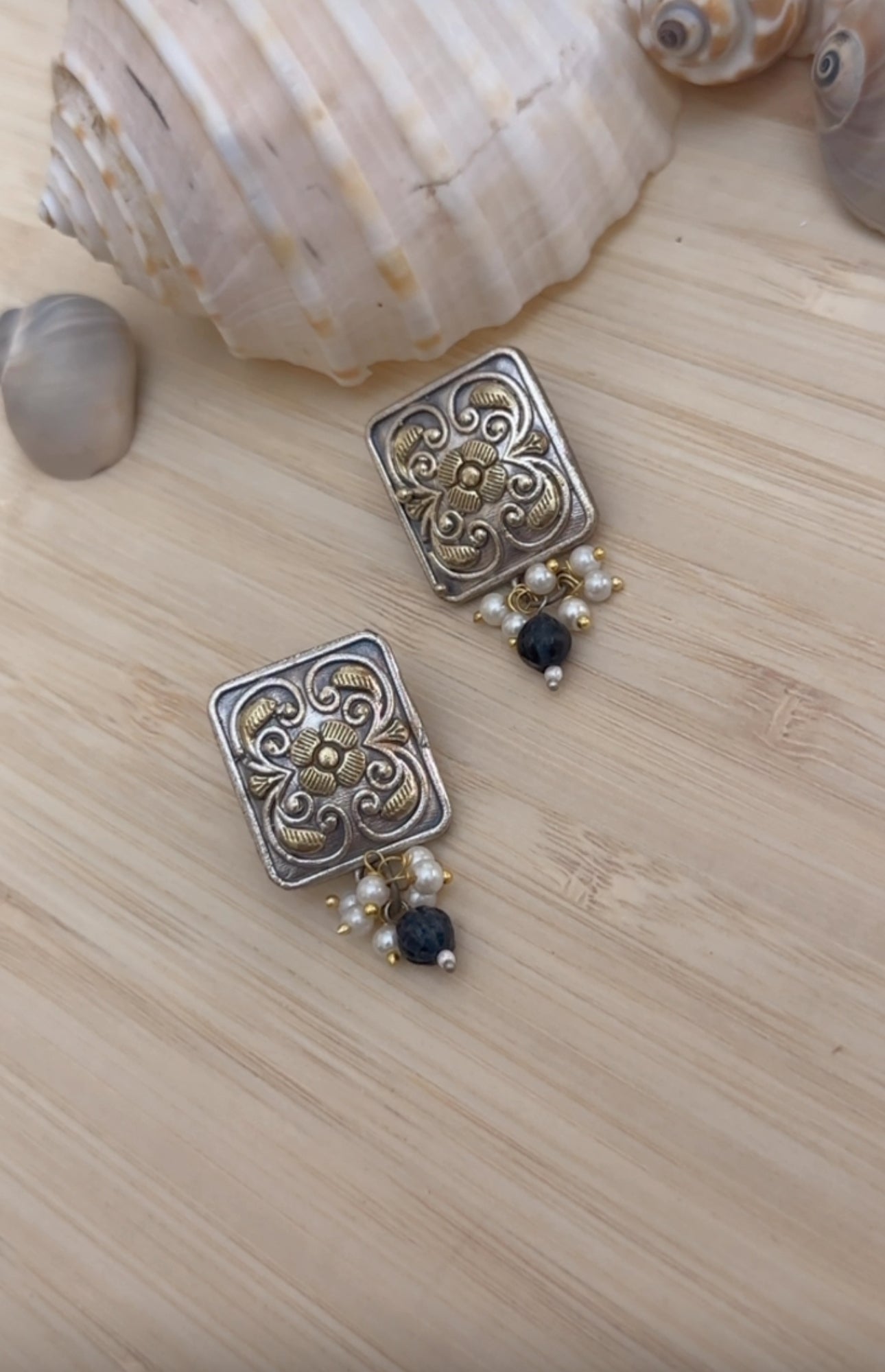 Shipra Dual Tone Earrings 2