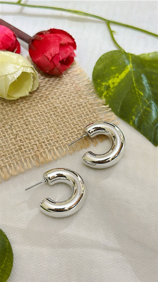 Hatke Hoops 6 in Silver