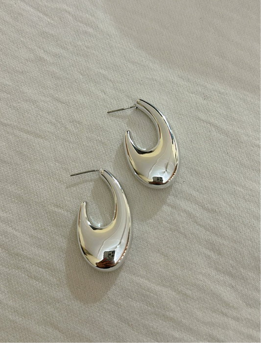 Hatke Hoops 1 in Silver