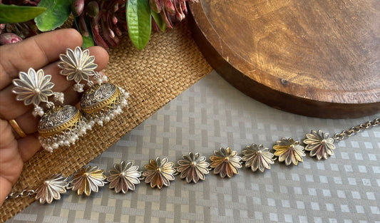 Phool Dual-Tone Choker Set