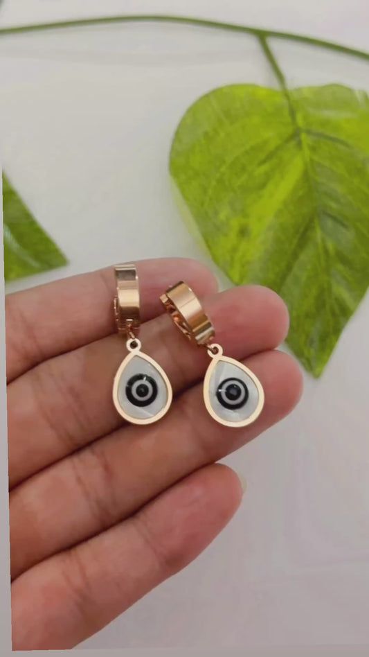 Evil Eye Bali Earrings