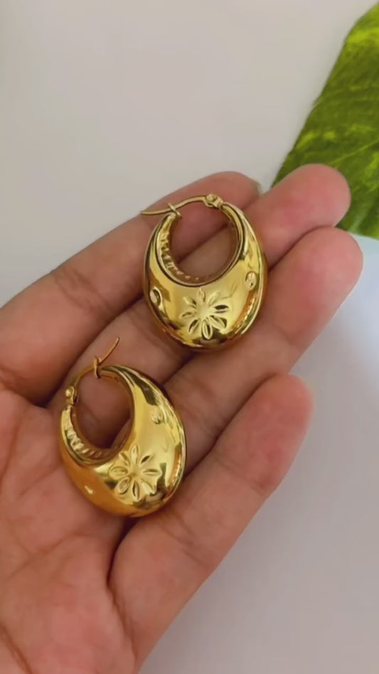 Thin & Thick Bali Earrings