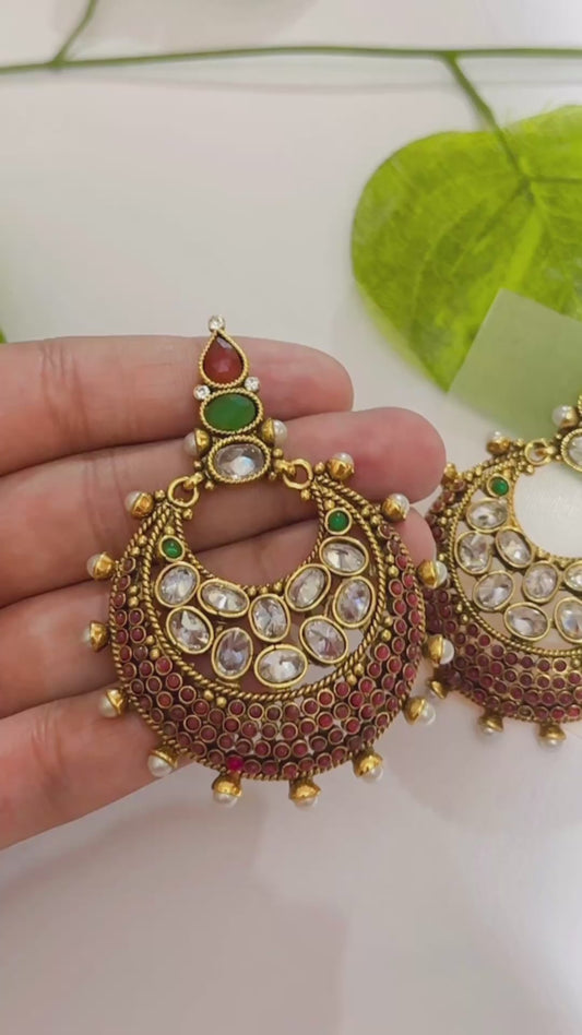 Nikhaar Kundan Danglers