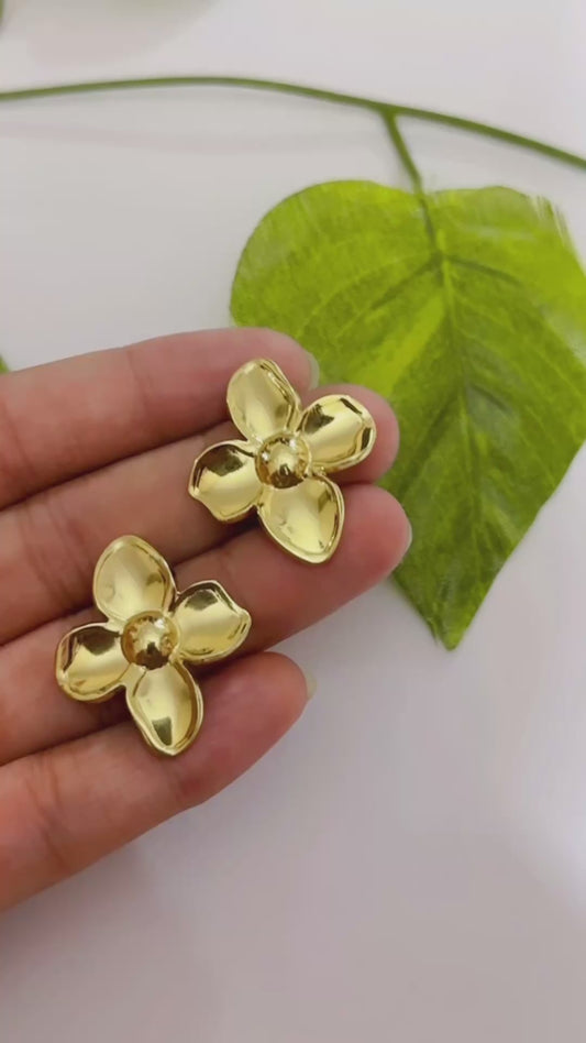 Golden Bloom Earrings